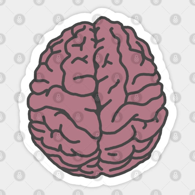 Brain Sticker by Kyko619